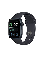 Apple Watch SE (2nd Gen) [GPS 40mm] Smart Watch w/Midnight Aluminum Case & Midnight Sport Band - S/M. Fitness & Sleep Tracker, Crash Detection, Heart Rate Monitor, Retina Display, Water Resistant