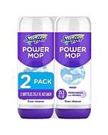 Swiffer PowerMop Floor Cleaning Solution with Fresh Scent, 25.3 fl oz, 2 Pack