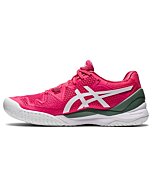 ASICS Women's Gel-Resolution 8 Tennis Shoes, 5.5, Pink Cameo/White