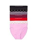 Victoria's Secret Smooth Brief Underwear, Multicolored, 7 Pack, Medium