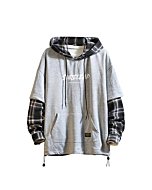 GURUNVANI Japan Style Patchwork Hoodies Men Characters Streetwear Hoodie Men Sweatshirt