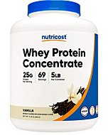 Nutricost Whey Protein Concentrate (Vanilla) 5LBS