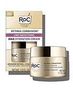 RoC Retinol Correxion Max Daily Hydration Anti-Aging Daily Face Moisturizer with Hyaluronic Acid, Oil Free Skin Care Cream for Fine Lines, Dark Spots, Post-Acne Scars, 1.7 oz (Packaging May Vary)