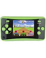 HigoKids Handheld Game for Kids Portable Retro Video Game Player Built-in 182 Classic Games 2.5 inches LCD Screen Family Recreation Arcade Gaming System Birthday Present for Children-Green