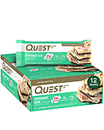 Quest Nutrition Protein Bar, Peppermint Bark, 12 Count