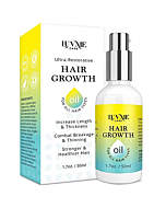 Luv Me Care Hair Growth Oil Hair Growth Serum for Thicker Longer Fuller Healthier Hair,Biotin & Castor oil & Rosemary Oil for Hair Growth, Prevent Hair Loss & Thinning, Women & Men, All Hair Types 1.7 oz