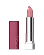 Maybelline Color Sensational Lipstick, Lip Makeup, Cream Finish, Hydrating Lipstick, Born With It, Nude Pink 0.15 oz