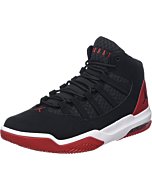 Nike Men's Basketball Shoes, Black Black Black Gym Red 023, 7