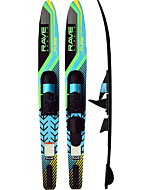 RAVE Sports Pure Combo Water Skis - Adult Black/Blue