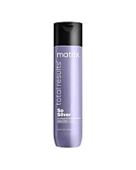 MATRIX Total Results So Silver Color Depositing Purple Shampoo For Neutralizing Yellow Tones | Tones Blonde & Silver Hair | For Color Treated Hair