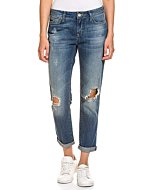 Mavi Women's Ada Jean, Dark Ripped Vintage, 24