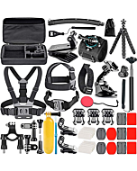 Neewer 50 in 1 Action Camera Accessory Kit Compatible with GoPro Hero10/9/8/7/6/5/4, GoPro Max, GoPro Fusion, Insta360, DJI Osmo Action/Action 2, AKASO, and more