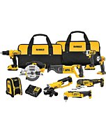 DEWALT 20V MAX* Cordless Drill Combo Kit, 9-Tool (DCK940D2)