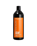 MATRIX Total Results Mega Sleek Shampoo with Shea Butter, Controls Frizz & Smooths Unruly Hair