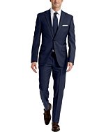 Calvin Klein Men's Slim Fit Suit Separates, Solid Medium Blue, 34W x 34L