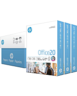 HP Printer Paper | 8.5 x 11 Paper | Office 20 lb | 3 Ream Case - 1500 Sheets | 92 Bright | Made in USA - FSC Certified | 112090C