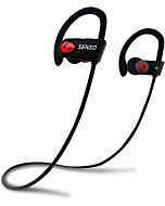 Senso Bluetooth Headphones, Best Wireless Sports Earbuds w/Mic IPX7 Waterproof HD Stereo Sweatproof Earphones for Gym Running Workout Noise Cancelling Earphones Earbuds Noise Cancelling Headsets