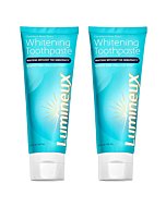 Lumineux Teeth Whitening Toothpaste 2 Pack - Enamel Safe for Sensitive & Whiter Teeth - Certified Non-Toxic, Fluoride Free, No Alcohol, Artificial Colors, SLS Free & Dentist Formulated - 3.75 Oz