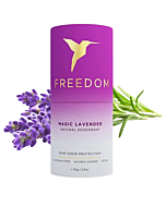 Freedom EWG Verified 100% Natural Aluminum Free Deodorant Stick For sensitive Skin for Women & Men - Cruelty Free, and It REALLY works (Lavender, ECO Paper)