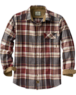 Legendary Whitetails Men's Standard Buck Camp Flannel Shirt, Cedarwood Plaid, X-Large