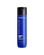 MATRIX Total Results Brass Off Color Depositing Blue Shampoo | Refreshes Hair & Neutralizes Brassy Tones in Lightened Brunettes | For Color Treated Hair