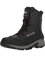 Columbia Men's Bugaboot II Snow Boot, Black/Bright Red, 11 Regular US