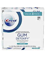 Crest Toothpaste Gum Detoxify Deep Clean, 4.1oz (Pack of 3)