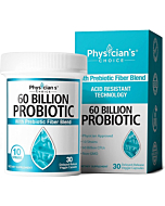 Probiotics 60 Billion CFU - Probiotics for Women, Probiotics for Men and Adults, Natural, Shelf Stable Probiotic Supplement with Organic Prebiotic, Acidophilus Probiotic