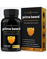 Beard Growth Vitamins Supplement for Men - Grow Thicker & Longer Facial Hair with Biotin, Collagen, Saw Palmetto - Small Pills For All Hair Types