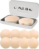 QUXIANG Pasties: Reusable Silicone Nipple Covers (4 Pairs) for Sheer & Backless Dresses