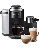 Keurig K-Cafe Single-Serve K-Cup Coffee Maker, Latte Maker and Cappuccino Maker, Comes with Dishwasher Safe Milk Frother, Coffee Shot Capability, Compatible With all Keurig K-Cup Pods, Dark Charcoal