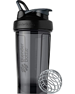 BlenderBottle Shaker Bottle Pro Series Perfect for Protein Shakes and Pre Workout, 24-Ounce, Black