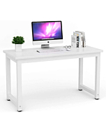 Tribesigns Modern Simple Style Computer Desk PC Laptop Study Table Workstation for Home Office White