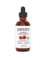 PURA D'OR Organic Castor Oil for Eyelash and Eyebrow Growth