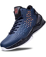 Beita High Upper Basketball Shoes Sneakers Men Breathable Sports Shoes Anti Slip,Blue, 7