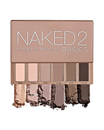 Urban Decay Naked2 Basics Eyeshadow Palette, 6 Taupe & Brown Matte Neutral Shades - Ultra-Blendable, Rich Colors with Velvety Texture - Makeup Set Includes Mirror & Full-Size Pans - Great for Travel