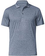 Men's Athletic Golf Polo Shirts, Dry Fit Short Sleeve Workout Shirt (M, Pewter)