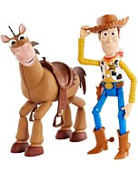 Disney Pixar Toy Story 4 Woody and Bullseye 2-Character Pack, Movie-inspired Relative-Scale for Storytelling Play [Amazon Exclusive]