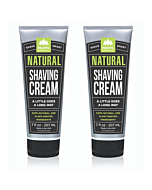 Pacific Shaving Company Natural Shave Cream - Safe and Natural, with Plant-Derived Ingredients for a Smooth Shave, Healthy, Hydrated, Softer Skin, Less Irritation, Cruelty Free, 7 oz