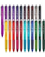 Vanstek 22 Colors Retractable Erasable Gel Pens Clicker, Fine Point(0.7), Make Mistakes Disappear, Premium Comfort Grip for Drawing Writing Planner and Crossword Puzzles