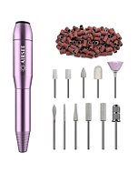 AIRSEE Portable Electric Nail Drill Professional Efile Nail Drill Kit for Acrylic, Gel Nails, Manicure Pedicure Polishing Shape Tools with 11Pcs Nail Drill Bits and 56 Sanding Bands