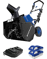 Snow Joe 24V-X2-SB18 18-Inch, 48-Volt iON+ Cordless Snow Blower Kit (w/ 2 x 4.0-Ah Batteries + Charger)