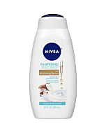 NIVEA Coconut and Almond Milk Body Wash with Nourishing Serum, 20 Fl Oz Bottle