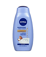 NIVEA Shea Butter Nourishing Body Wash, Moisturizing Body Wash for Dry Skin, 20 Fl Oz Bottle