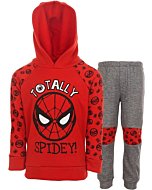 Marvel Avengers Spider-Man Toddler Boys Pullover Hoodie & Jogger Pants Red 2T