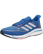 adidas mens Supernova + Football Blue/Silver Metallic/Solar Red 7