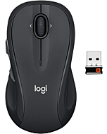 Logitech M510 Wireless Mouse in [Color] with comfortable contoured design