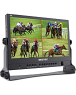 SEETEC ATEM156 15.6 Inch Live Streaming Broadcast Director Monitor with 4 HDMI Input Output Quad Split Display for ATEM Mini Video Switcher Mixer Pro Studio Television Production