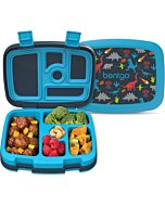 Kids Prints Leak-Proof Lunch Box with 5 compartments, perfect for packing healthy lunches for kids ages 3-7 By Bentgo 