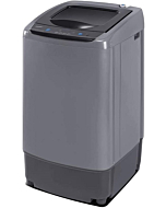 COMFEE' Portable Washing Machine, 0.9 cu.ft Compact Washer With LED Display, 5 Wash Cycles, 2 Built-in Rollers, Space Saving Full-Automatic Washer, Ideal Laundry for RV, Dorm, Apartment, Magnetic Gray